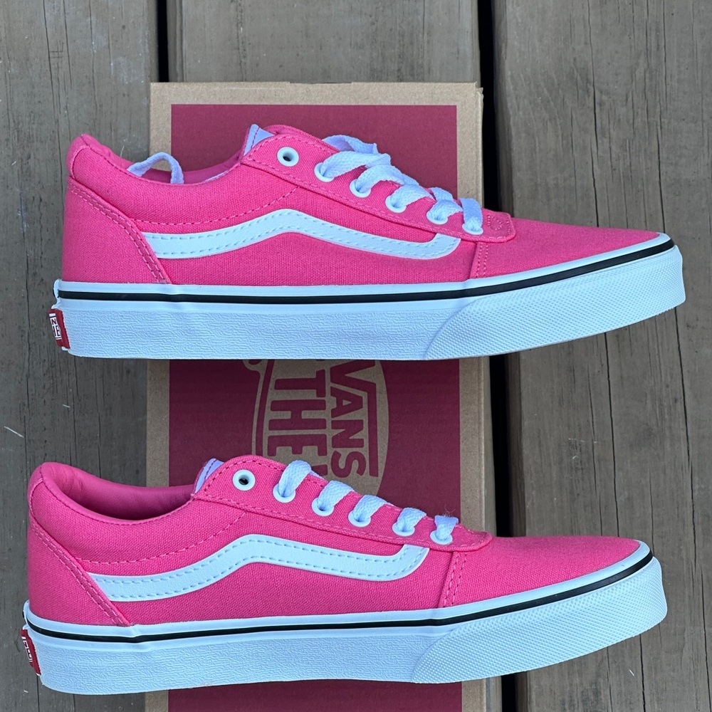 NEW Vans Womens Ward Casual Sneakers Canvas -fits Youth 4.5Y, 5Y, 5.5Y, 6.5Y, 7Y - Picture 6 of 7
